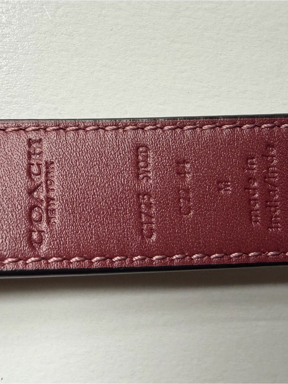 authentic Coach Signature Buckle Belt - Picture 3 of 7